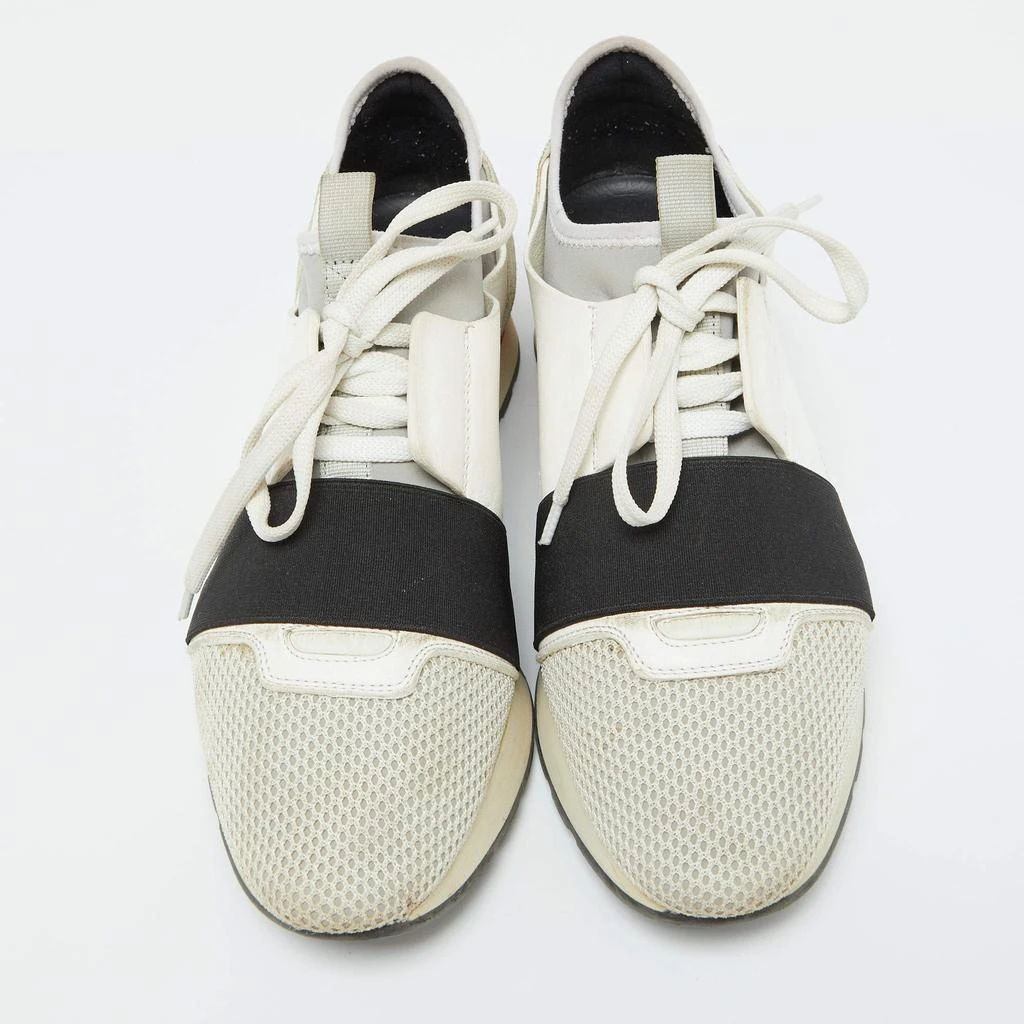 Balenciaga Balenciaga Multicolor Leather,Mesh and Suede Race Runner Low Top Sneakers Size 40 3