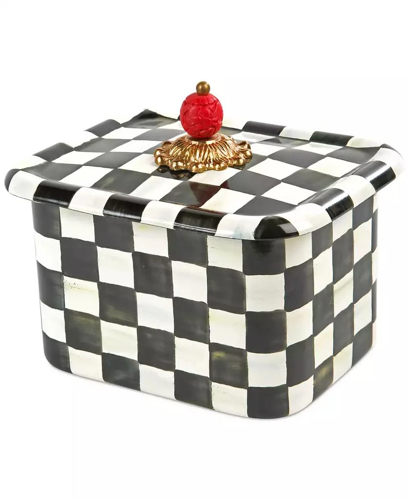 MacKenzie-Childs Courtly Check Recipe Box 1