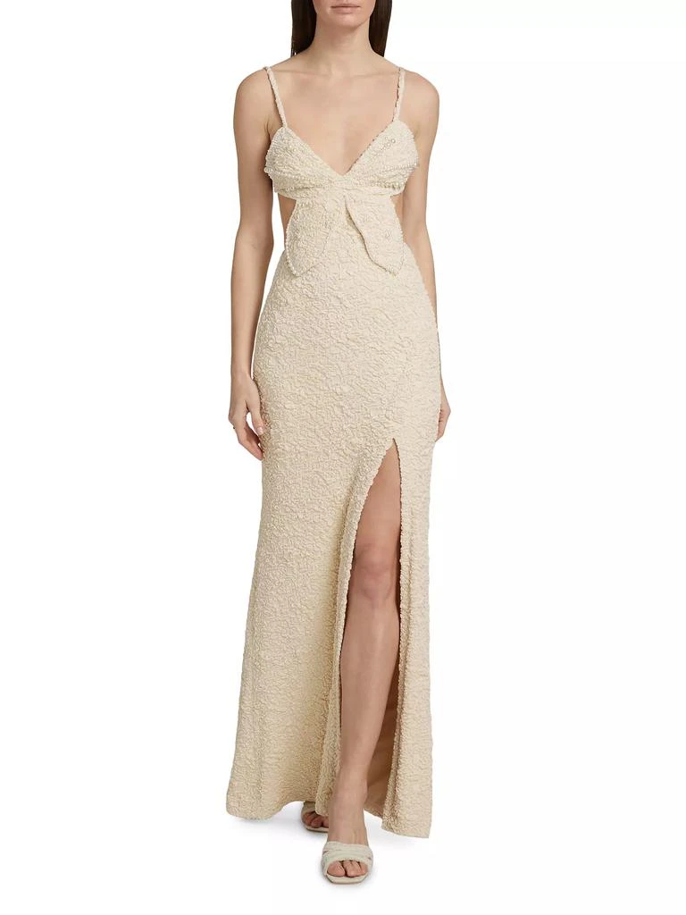 PatBO Papillon Jacquard Butterfly Maxi Dress 3