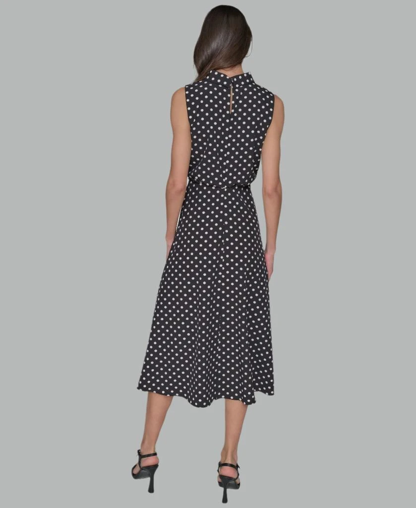 Karl Lagerfeld Paris PRINTED EVERYDAY STRETCH ROLL COLLAR MIDI 2