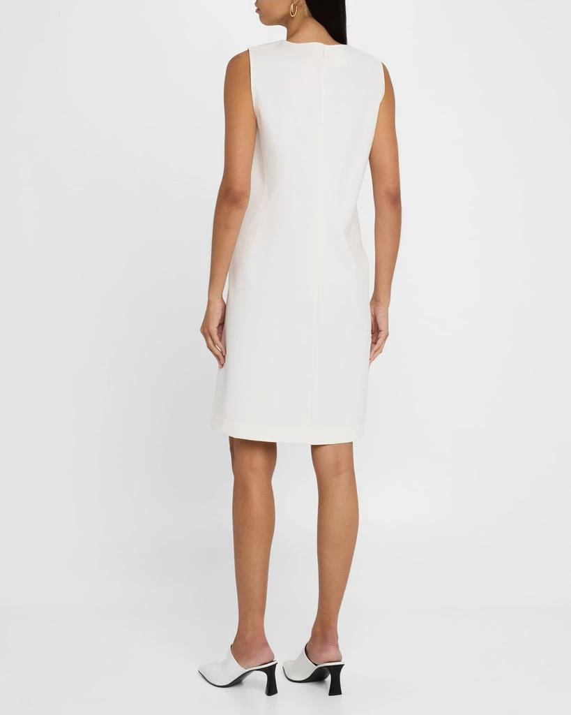 Lafayette 148 New York Sleeveless Cotton-Blend Shift Dress 3