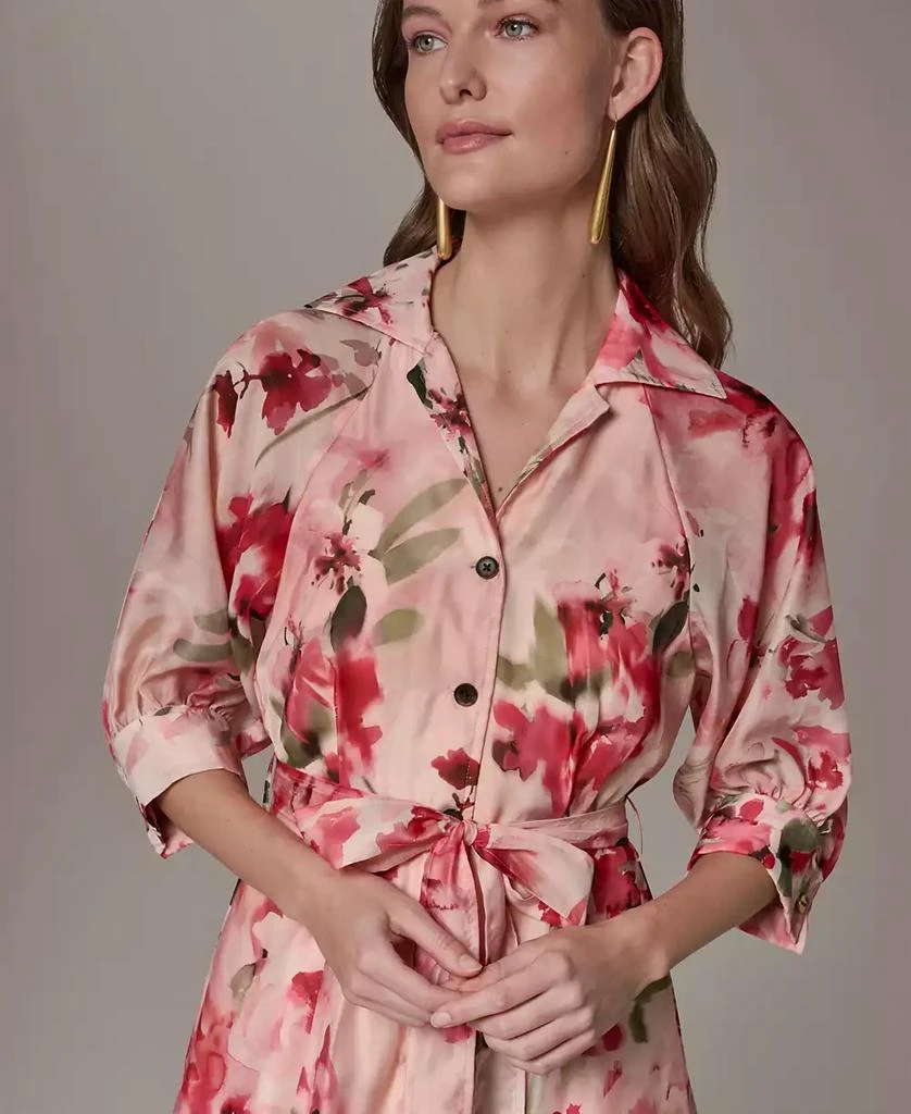 Donna Karan Petite Organza Shirt Dress 4