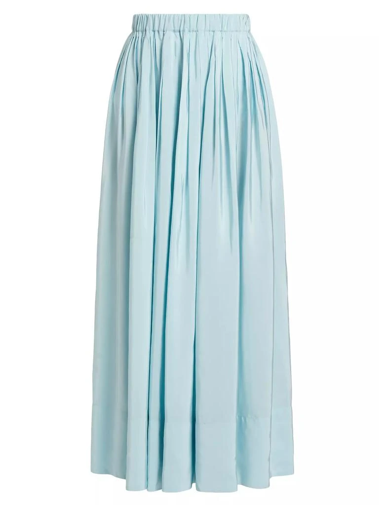 Co Pleated Elasticized Maxi Skirt 1