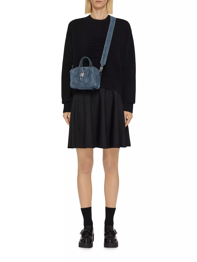 Givenchy Antigona Toy Lock Bag in Washed Denim 2