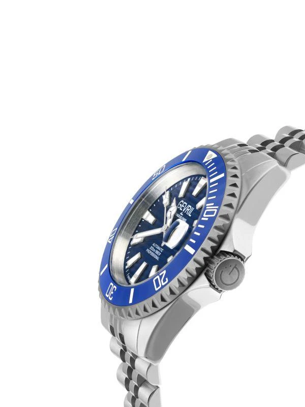 Gevril Chambers 43MM Stainless Steel Swiss Automatic Bracelet Watch 2
