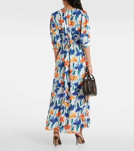 Diane von Furstenberg Drogo floral maxi dress 3