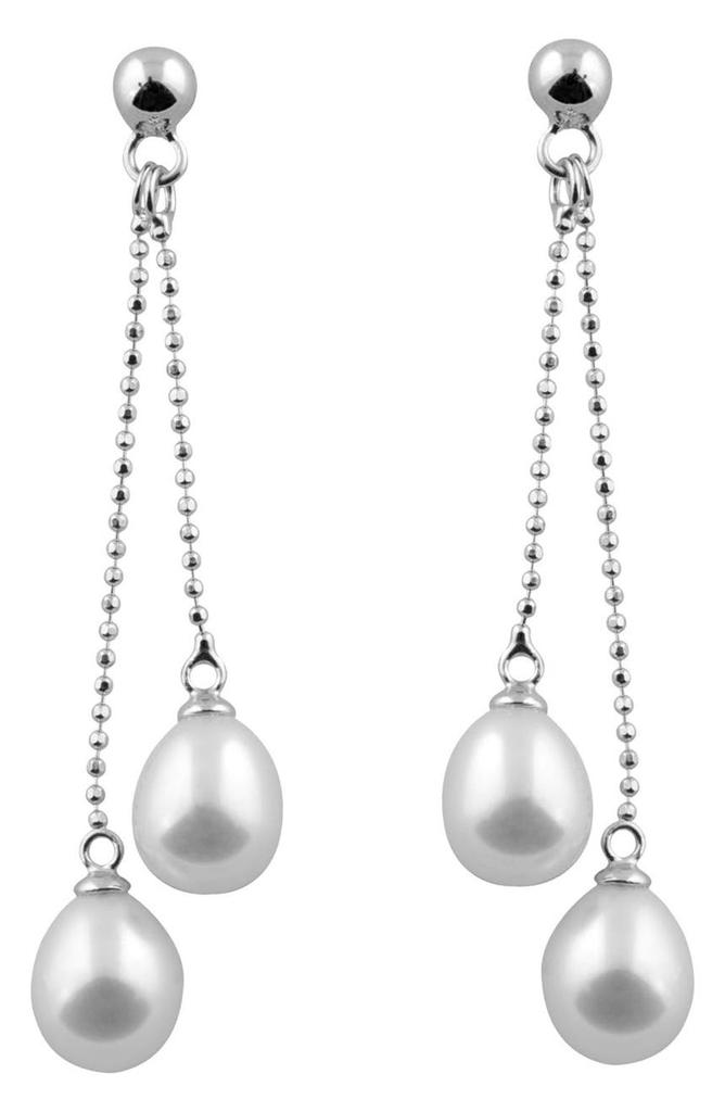 SPLENDID PEARLS Dangling Pearl Drop Earrings