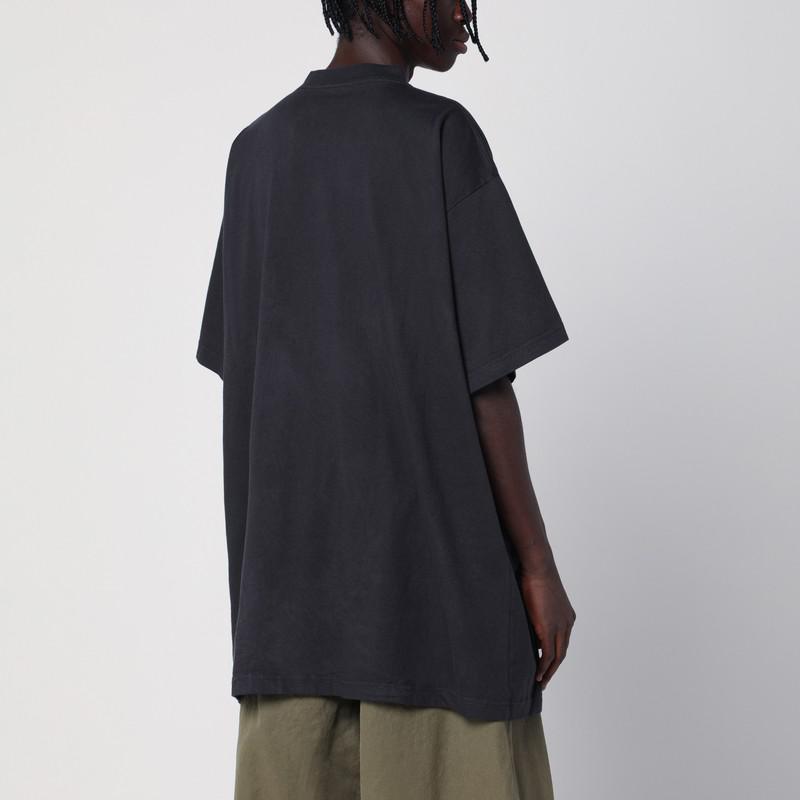 Balenciaga Keep Calm over washed black t-shirt - T-Shirts