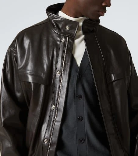 Lemaire Leather blouson  5