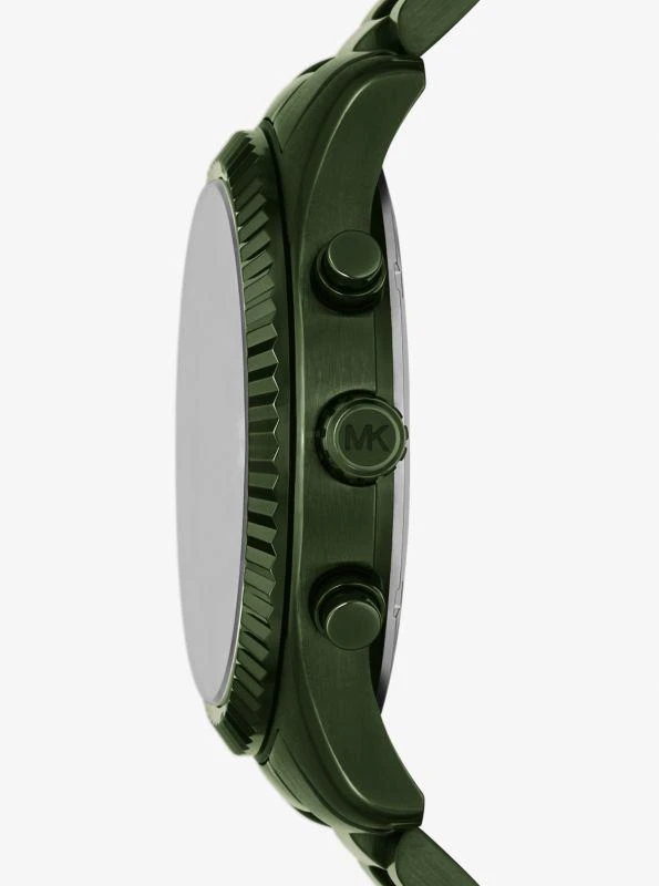 Michael Kors Oversized Lexington Green-Tone Watch 2