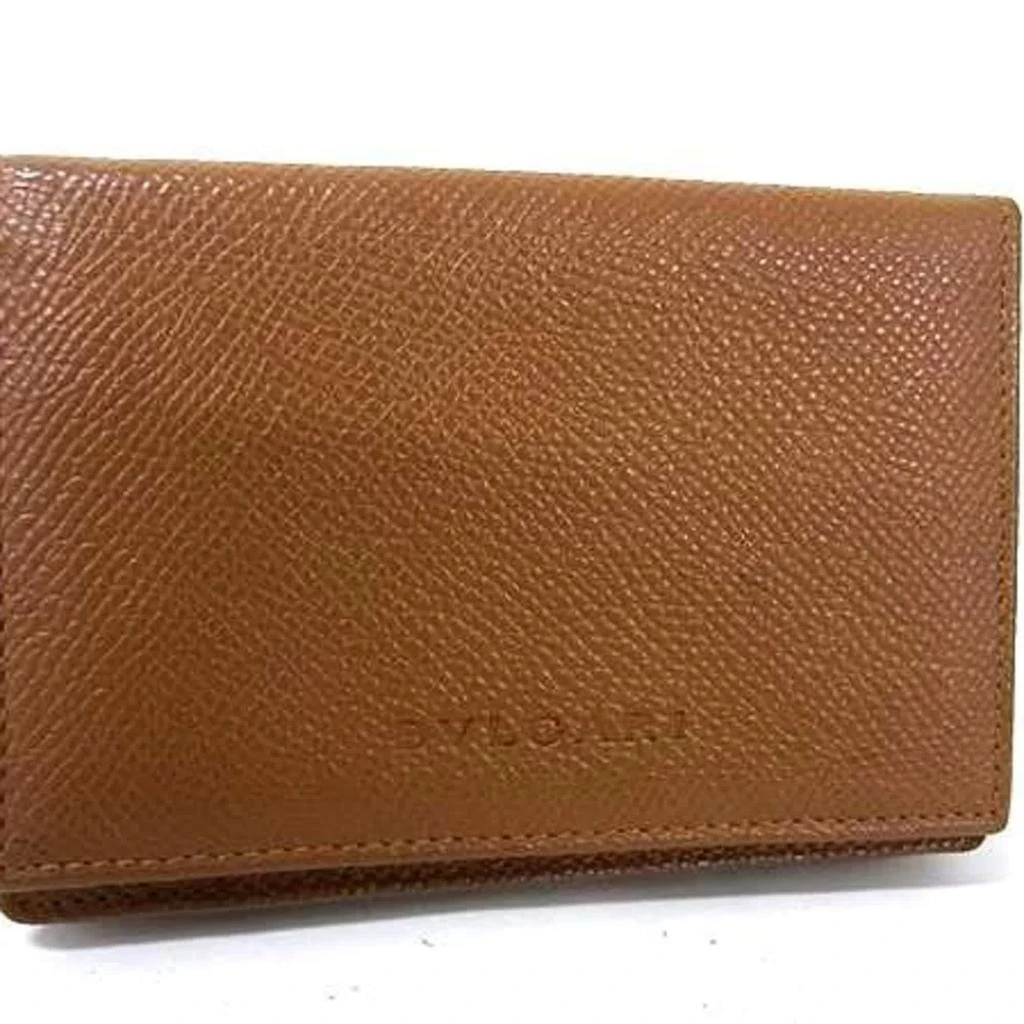 BVLGARI Leather Card Case (Pre-Owned)