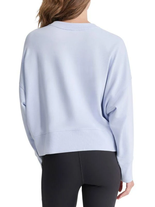 DKNY Solid Drop Shoulder Sweatshirt 2