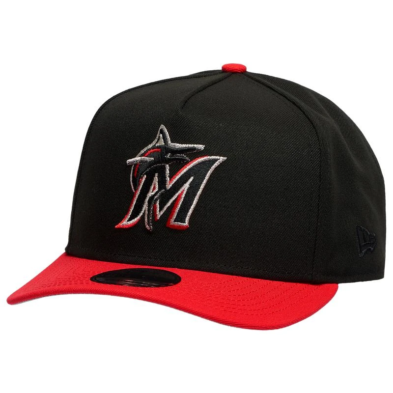 New Era New Era Marlins 950 A Frame 30th Curve Cap - Men's 1