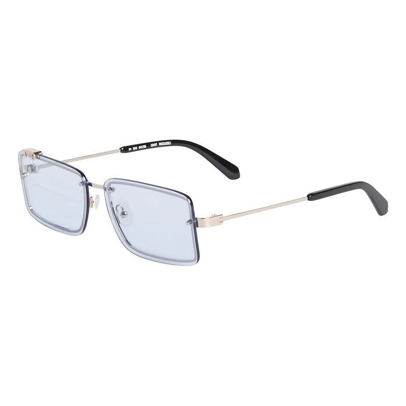 SALE!!!Off-White TAMPA Women Sunglasses Gold Blue Rectangular OERI13N TAMPA 7640 Off-White Gold Tampa Sunglasses Off-White main image 4