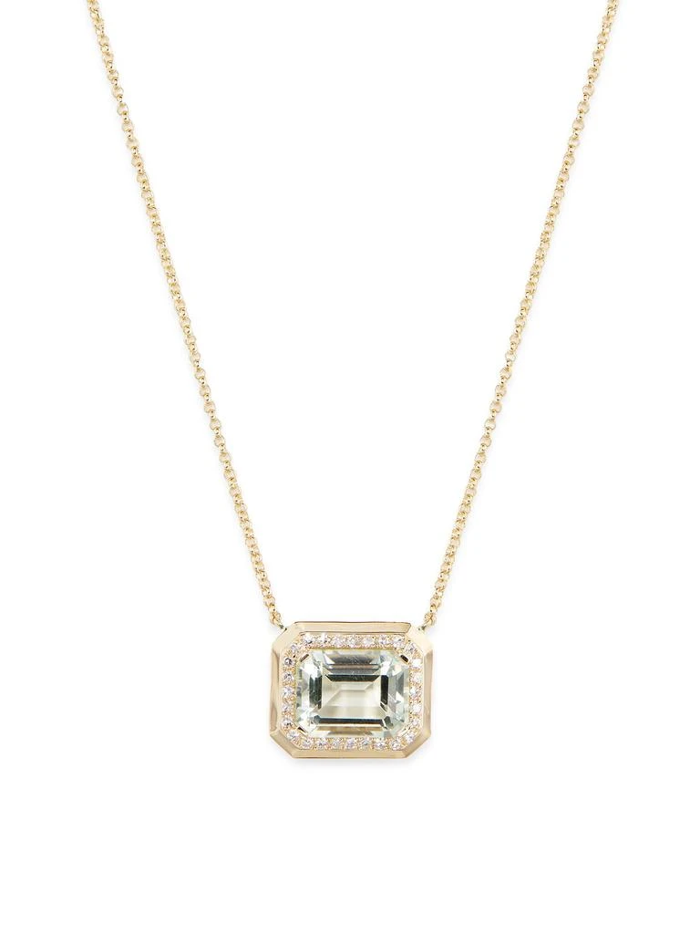 Effy 14K Yellow Gold, 0.13 TCW Green Amethyst
0.13 TCW Diamond Ring