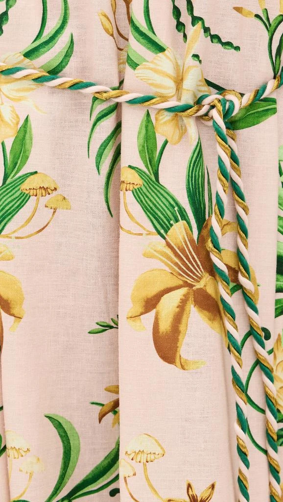 Farm Rio Botanical Beauty Pink Maxi Dress 5