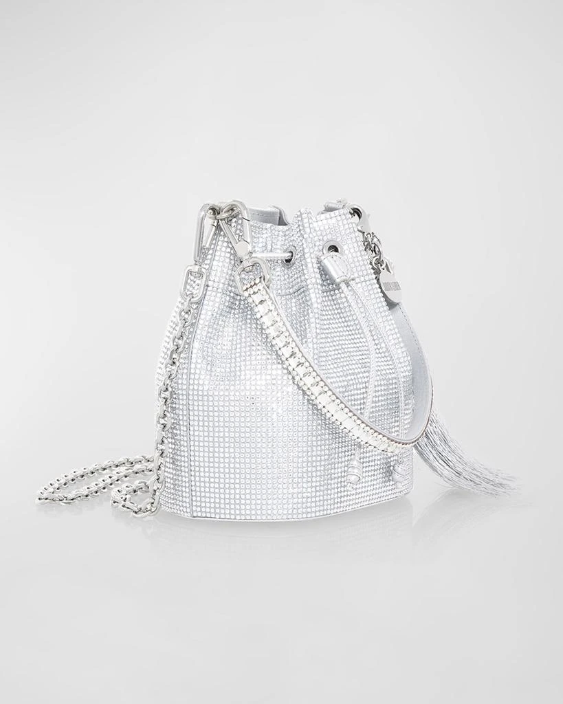 Judith Leiber Piper Medium Crystal Bucket Bag 5