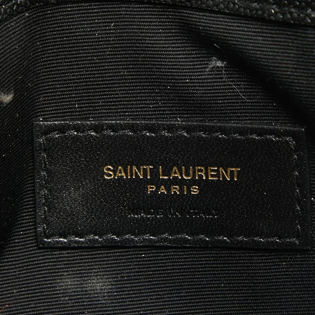 Yves Saint Laurent Saint Laurent Black Leather Uptown Pouch 8