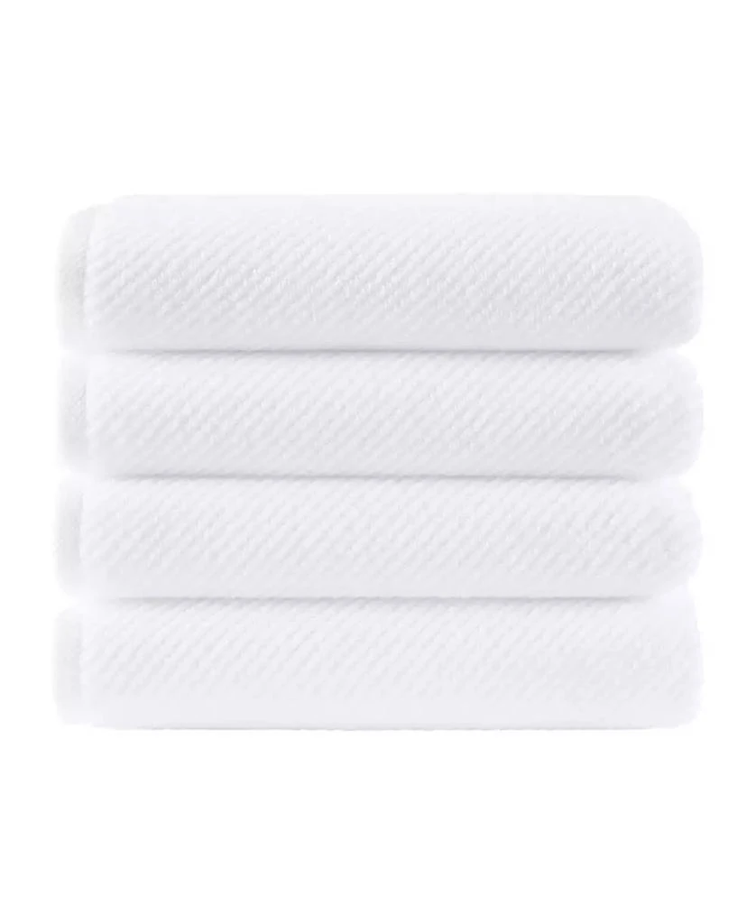 Madison Park Diagonal Ribbed Cotton 4-Pc. Bath Towel Set