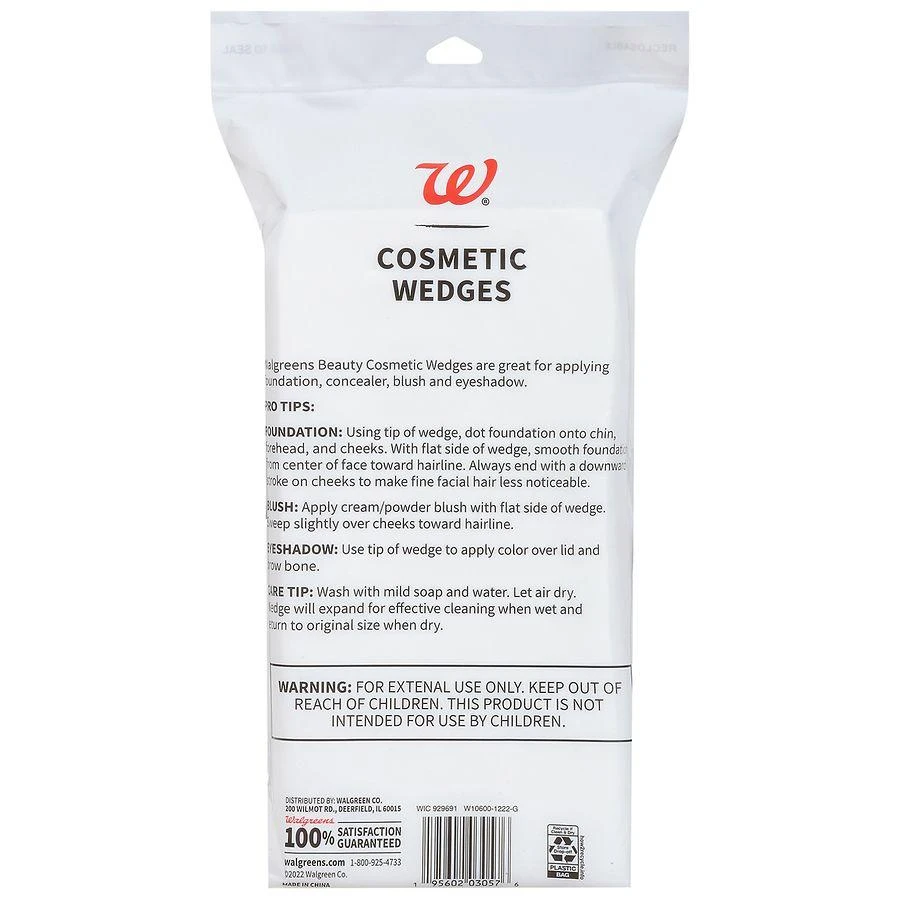 Walgreens Cosmetic Wedges 2