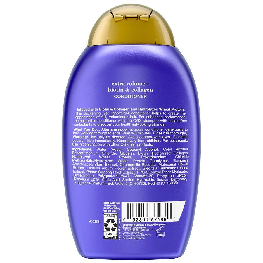 OGX Biotin & Collagen Extra Strength Conditioner 3