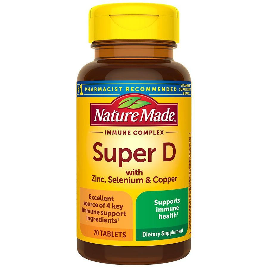 Nature Made Super D Immune Complex Tablets 1