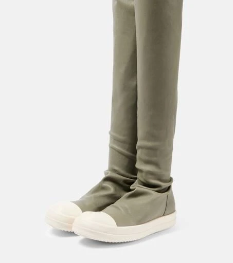 Rick Owens Stockings over-the-knee leather sneakers 4
