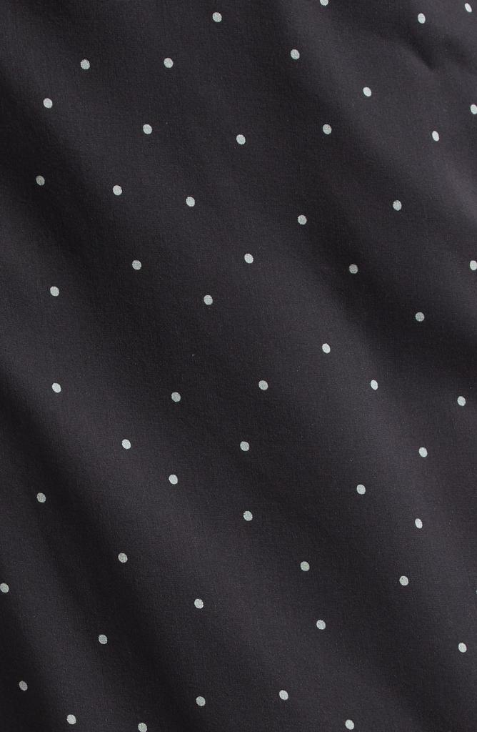 Shop Polka Dot Sheer Stretch Silk Midi Skirt on Sale at