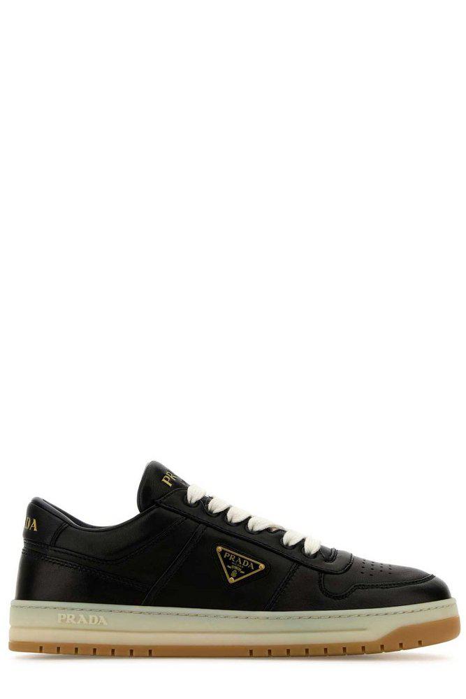 Prada Prada Triangle-Logo Lace-Up Sneakers