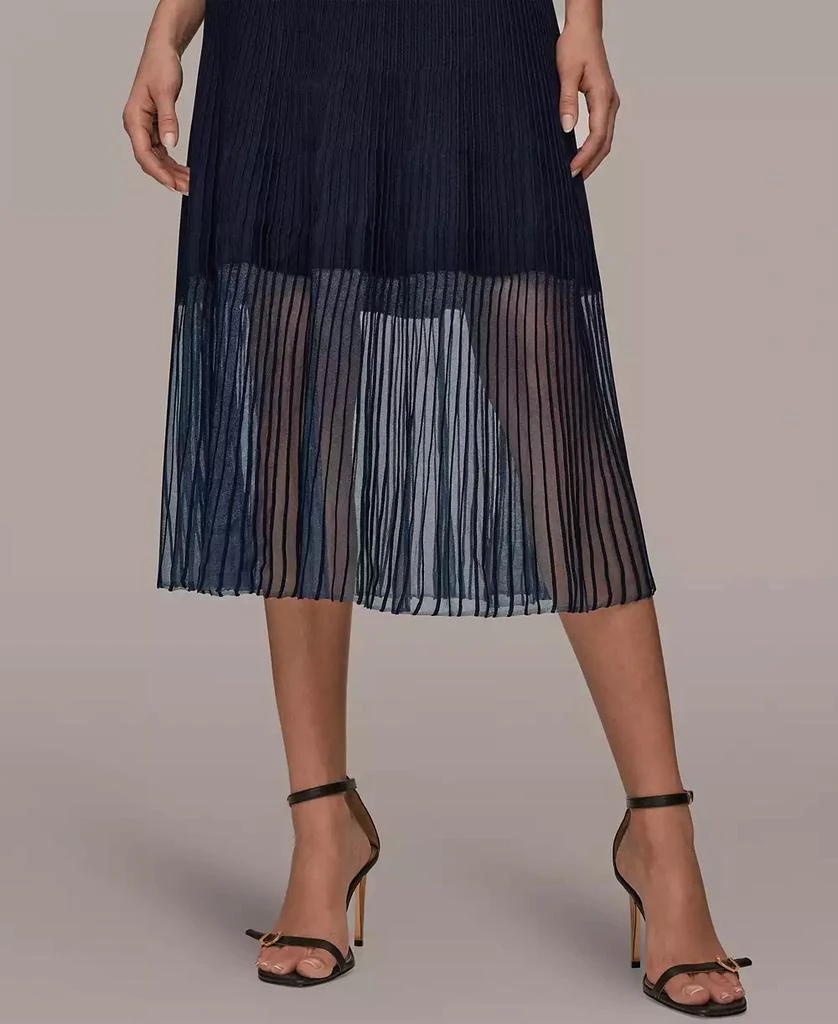 Donna Karan Women
s Mock Neck Midi Dress 3