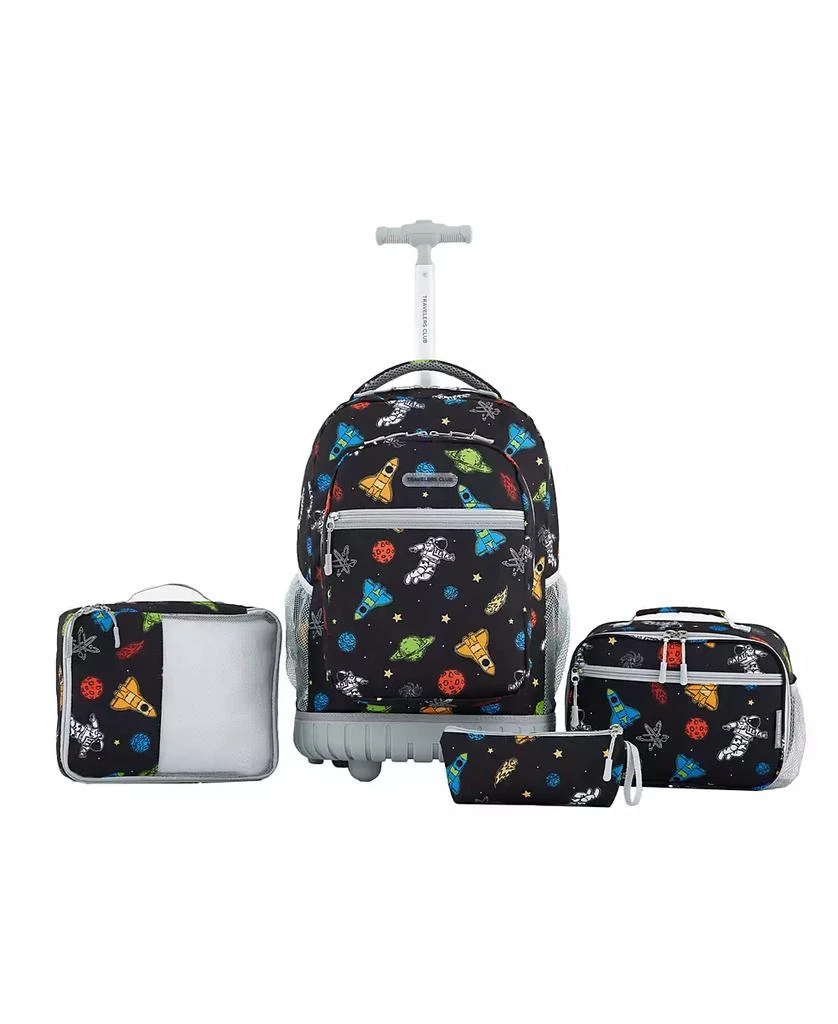 Travelers Club Kids Rolling Backpack Luggage Set 1