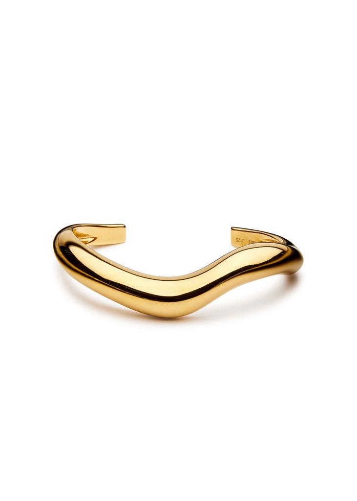 AGMES Astrid medium gold vermeil cuff