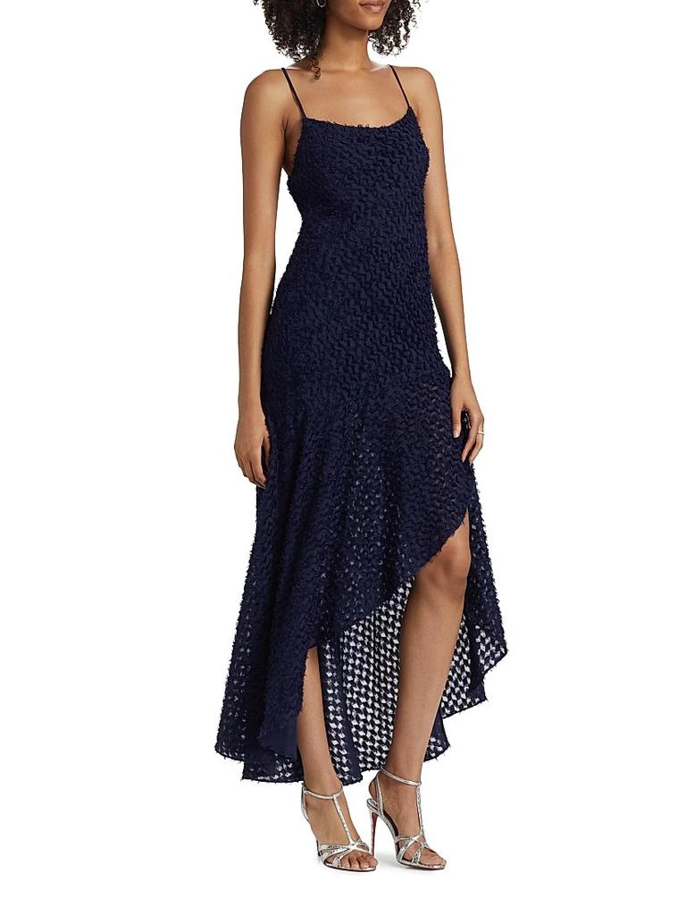 Ramy Brook Lorena Textured High-Low Maxi Dress 4