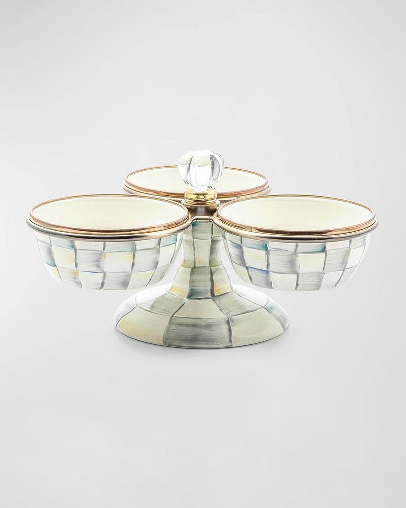 MacKenzie-Childs Sterling Check Triplicity 1