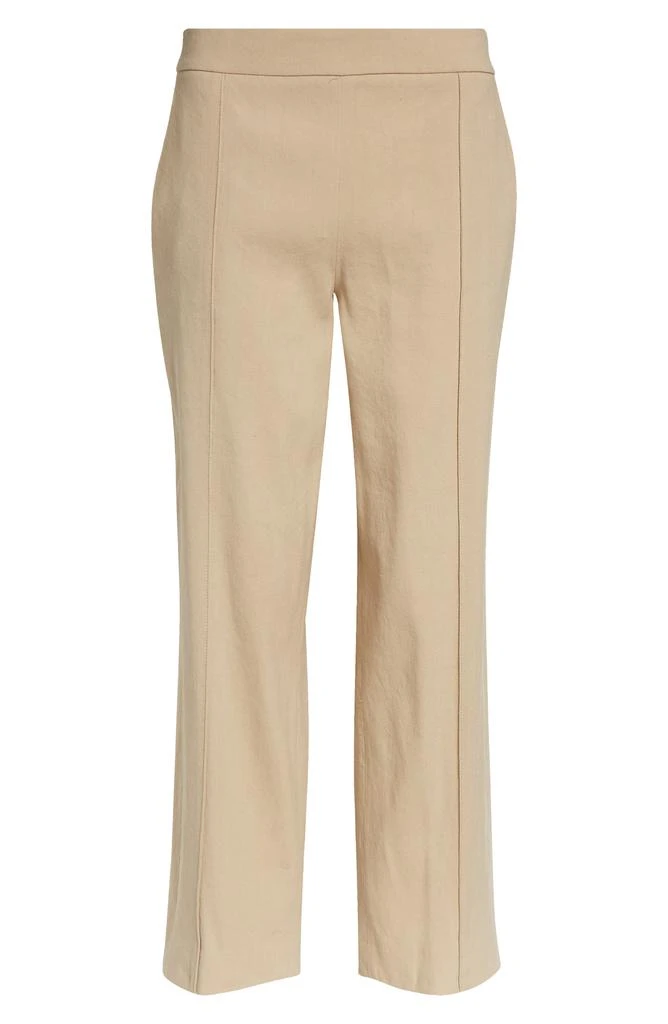Vince Pintuck Linen Blend Tapered Trousers 3