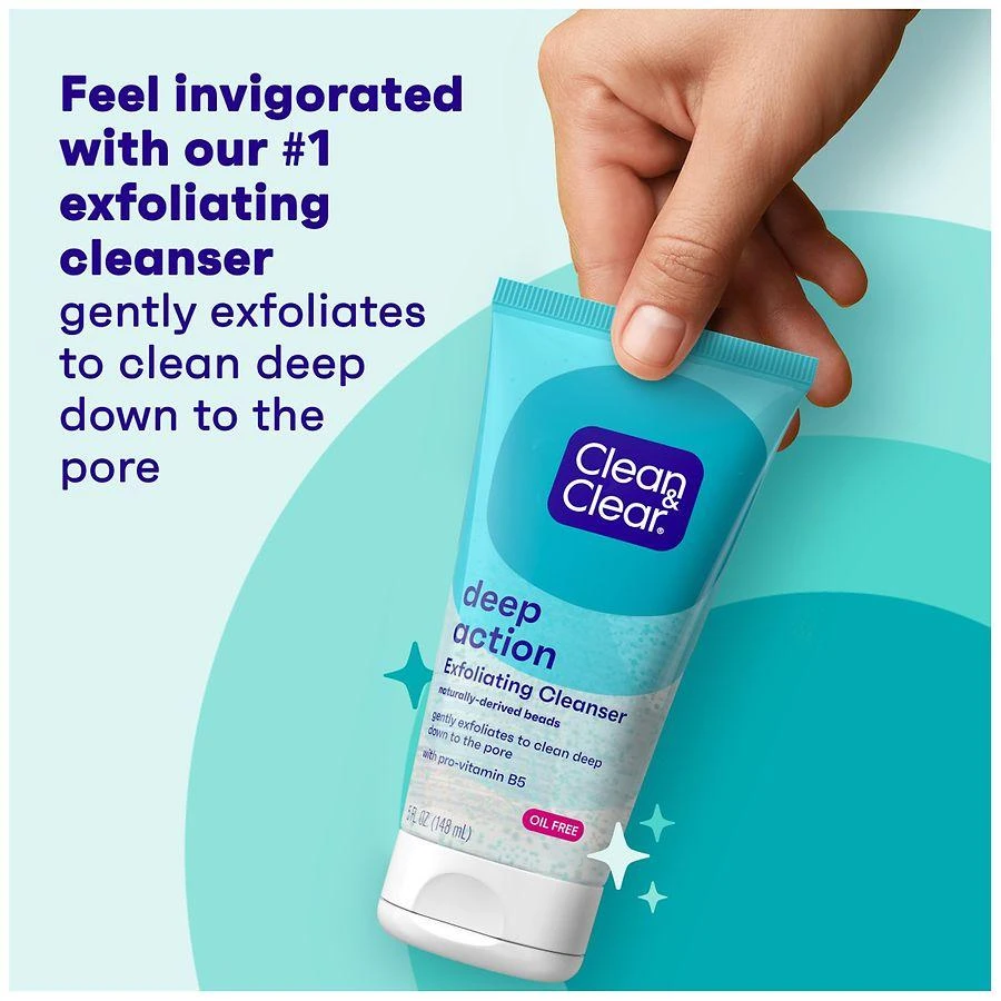 Clean & Clear Exfoliating Facial Scrub Oil-Free Unspecified 2