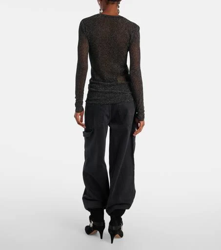 Isabel Marant Thalia lamé top 3