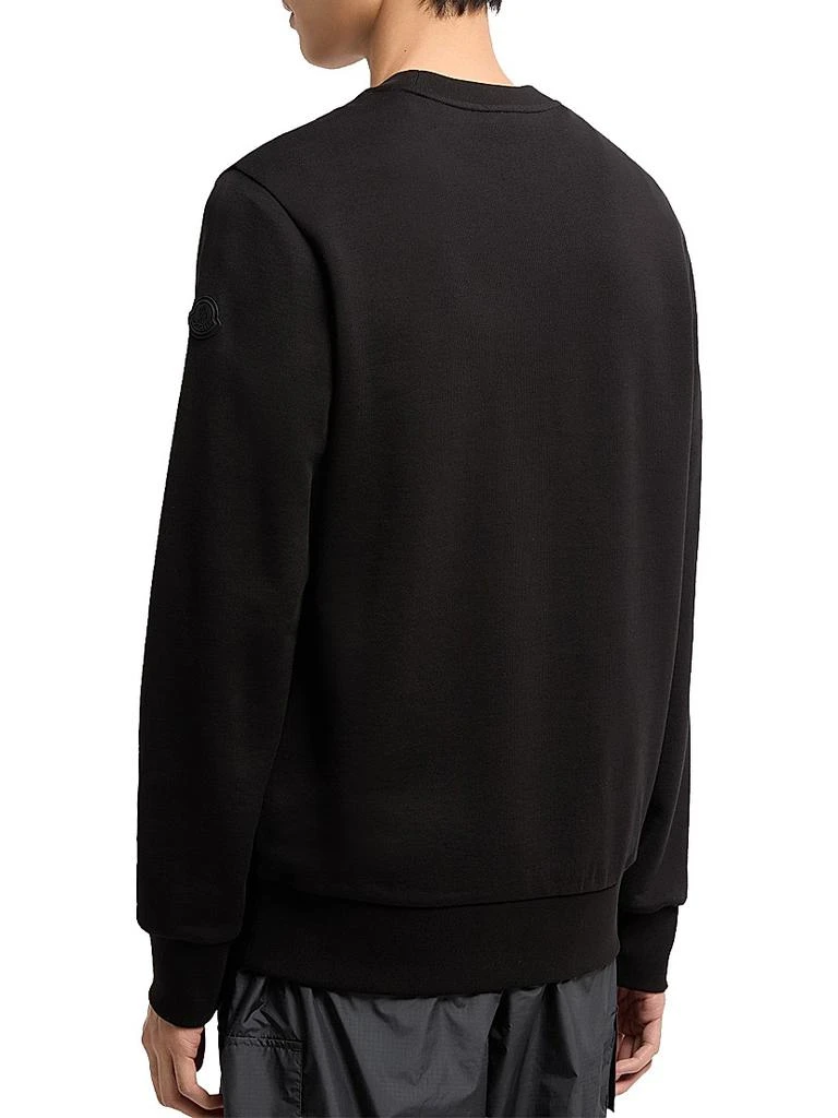 Moncler Crew Neck Sweatshirt in Cotton Jersey 3