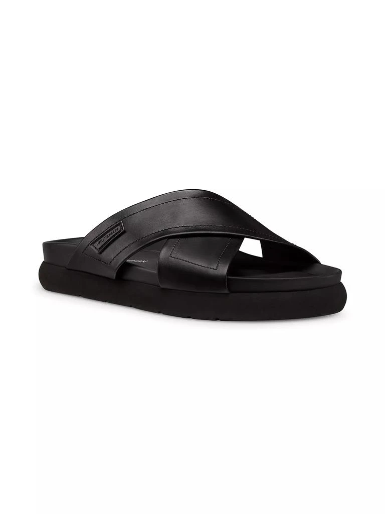 Stuart Weitzman SW Flex Leather Sport Slides 2