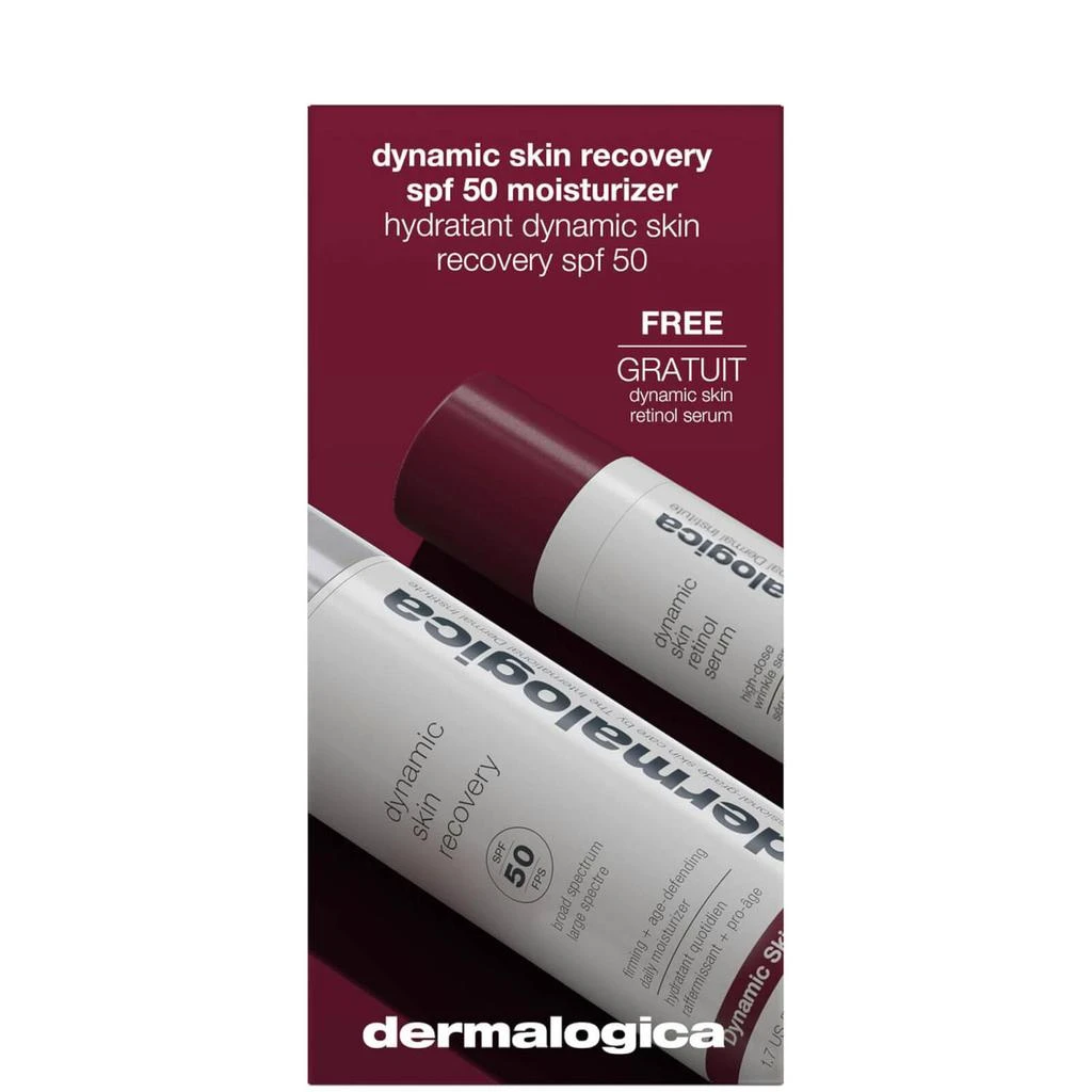 Dermalogica Dermalogica Dynamic Skin Recovery SPF 50 with Travel Size Dynamic Skin Retinol Serum Set 1