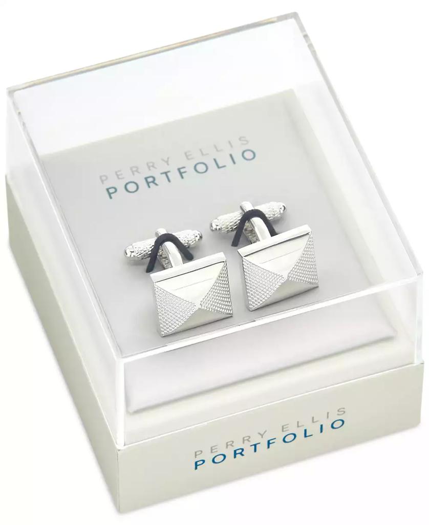 Perry Ellis Men's Pyramid Cufflinks