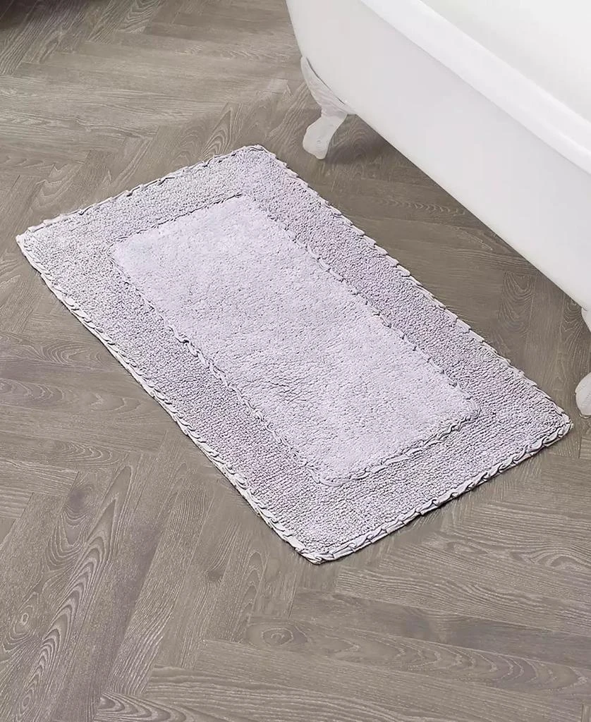 Laura Ashley Cotton Ruffled Bath Rug 2