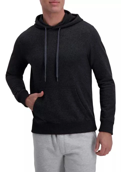 Haggar Pullover French Terry Fleece Hoodie Sweatshirt 1