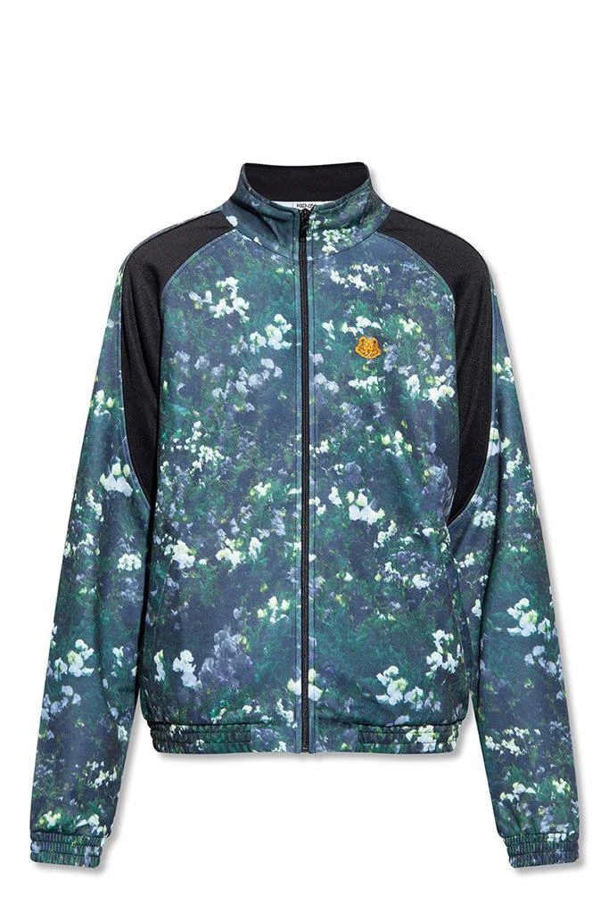 Kenzo Kenzo Logo Patch Zip-Up Jacket 1