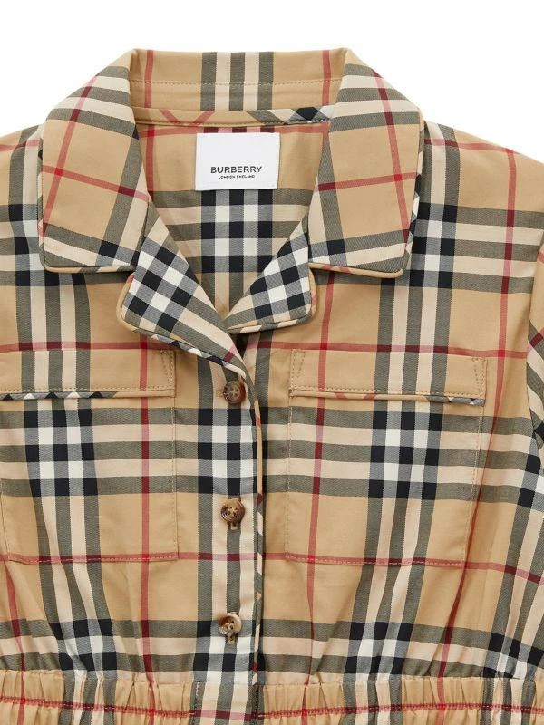 Burberry Little Girl's & Girl's Meredith Check Playsuit 4