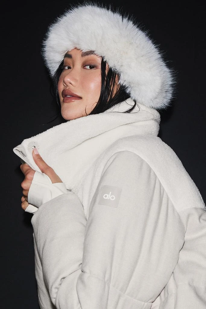 Alo Snowfall Puffer Coat - White Oak 5