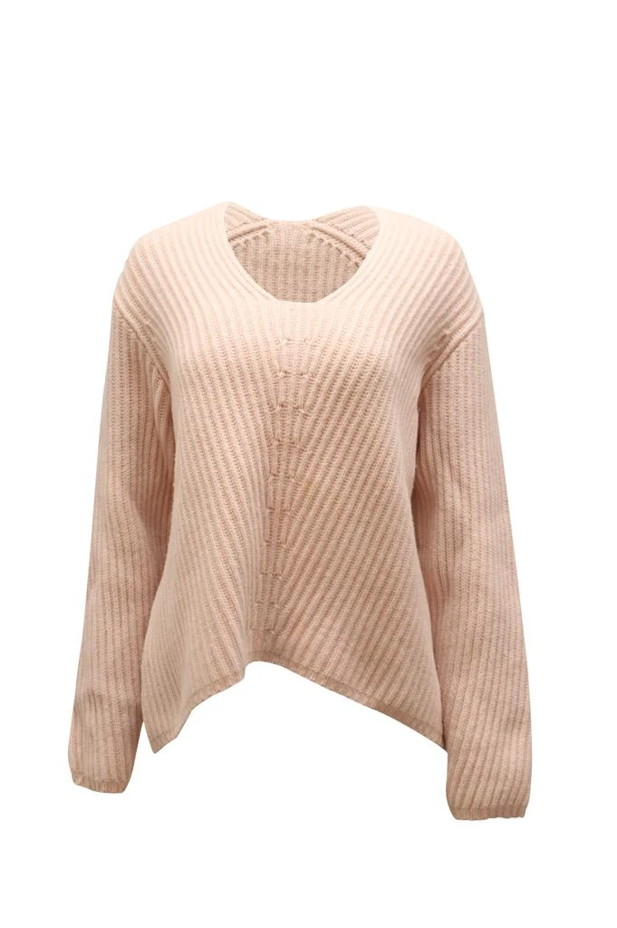 Acne Studios Deborah L-Wool Sweater in Pink Wool 1