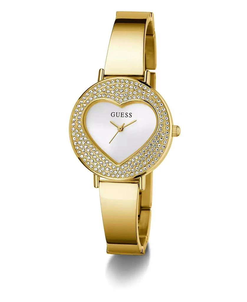 GUESS Women's Gold-Tone Glitz Analog Watch, 30mm 5