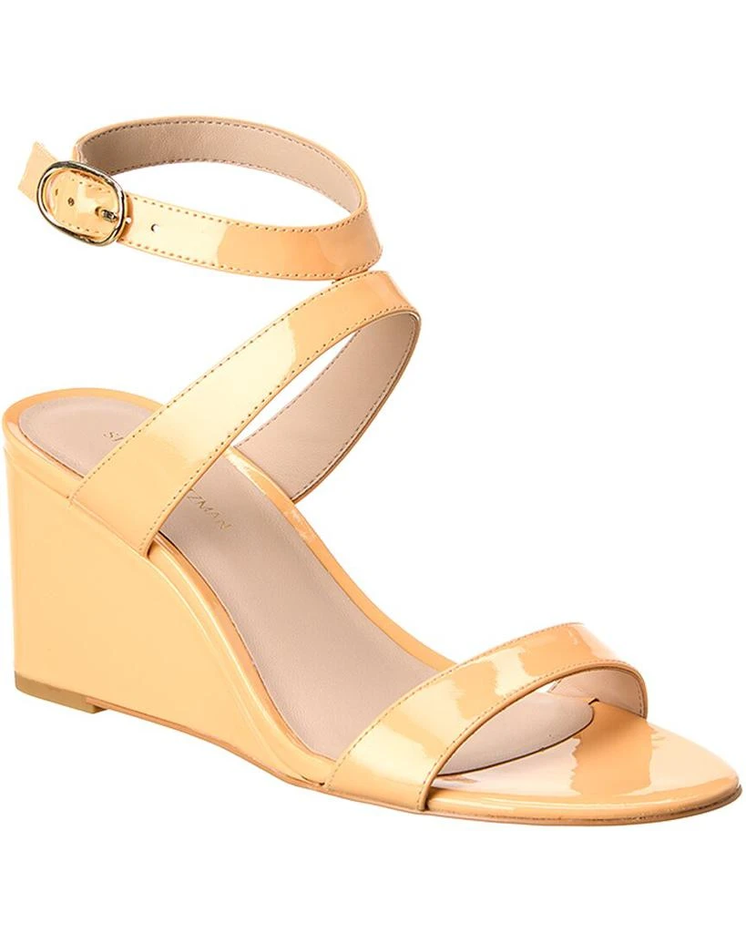 Stuart Weitzman Stuart Weitzman Ave Strap 75 Patent Wedge Sandal 1