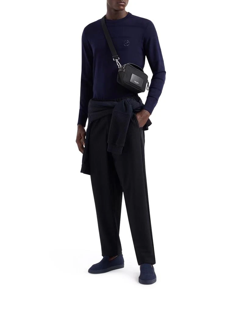 Giorgio Armani FLAT PANTS IN TECHNICAL GAUFRE` 2